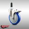 Service Caster 5 Inch 316SS Blue Poly Swivel 3/4 Inch Expanding Stem Caster Lock Brake SCC SCC-SS316TTLEX20S514-PPUB-BLUE-34 - alternate 2